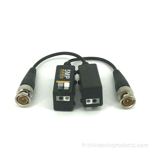 Transformateur vidéo Balun avec CCTV Balun RJ45 Pigdail